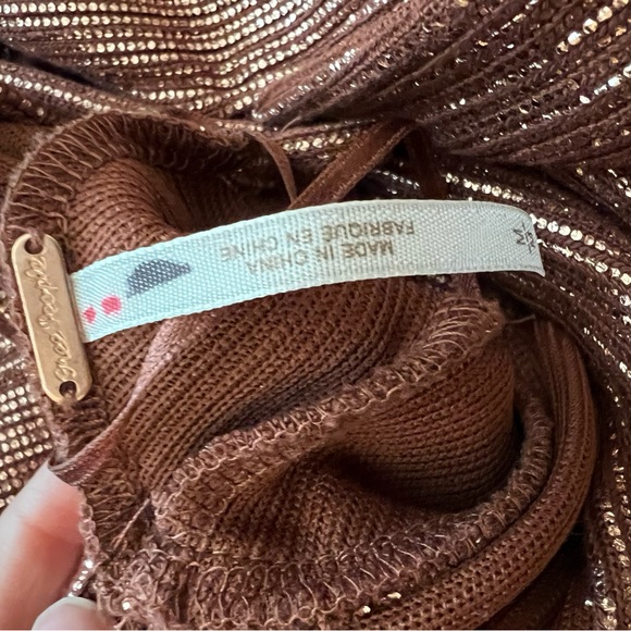 REVOLVE FREE PEOPLE Shimmer And Shine Jumpsuit in Ginger Snap - Picture 5 of 11